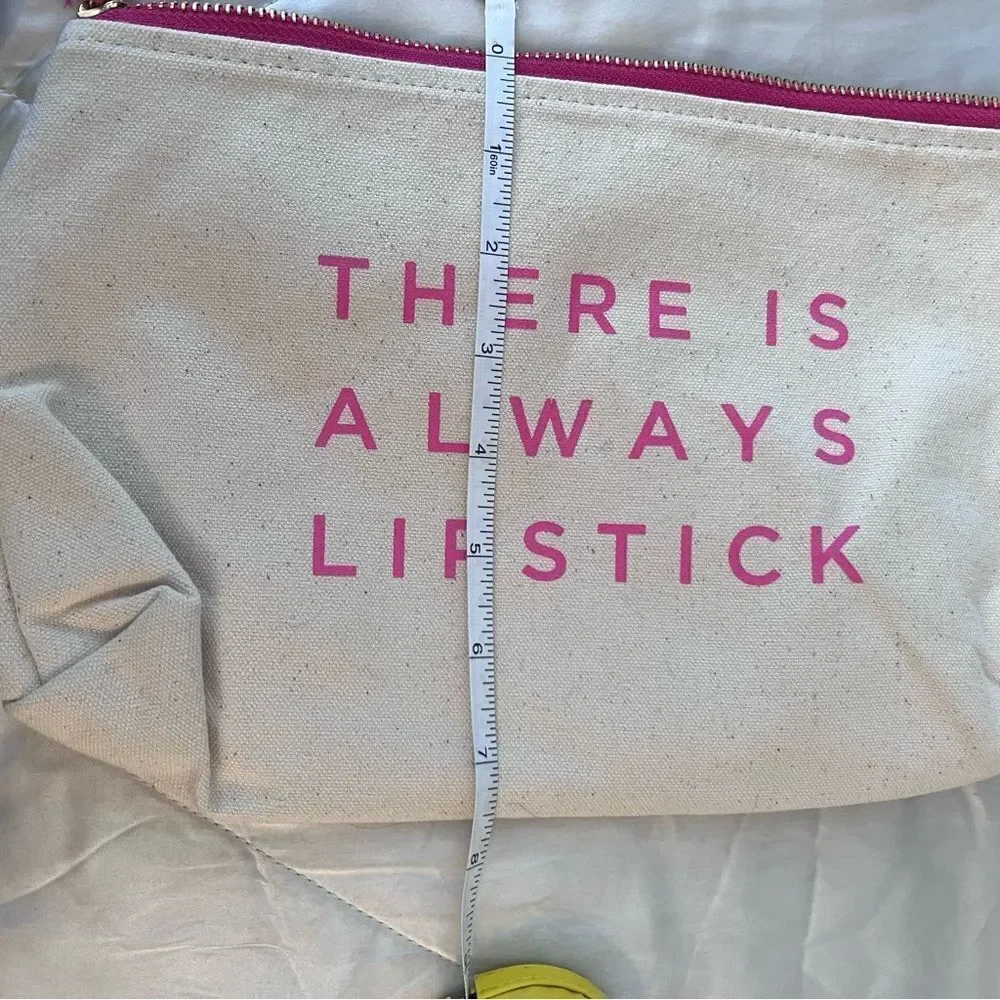Canvas Pouch There is always Lipstick - by Gartner Studios